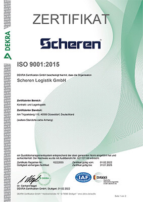 ZA Zertifikat ISO 9001 2015dt